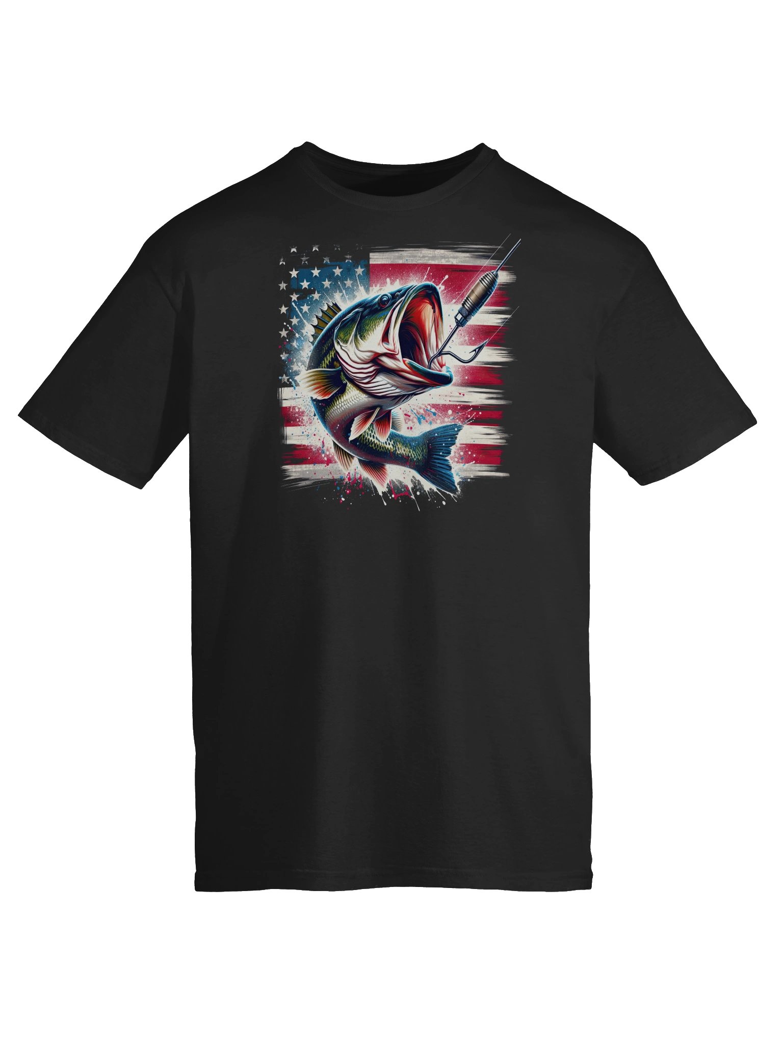 Patriotic Fisherman's Catch T-Shirt product image (2)