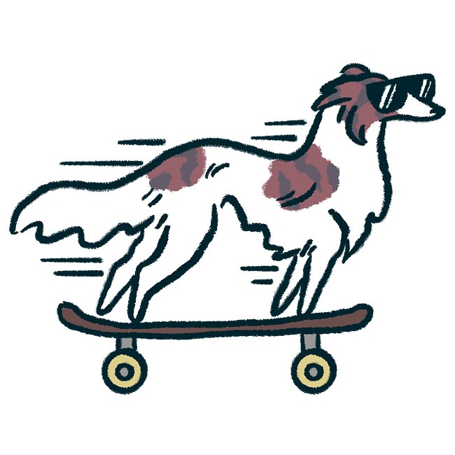 Fast Dog Stickers