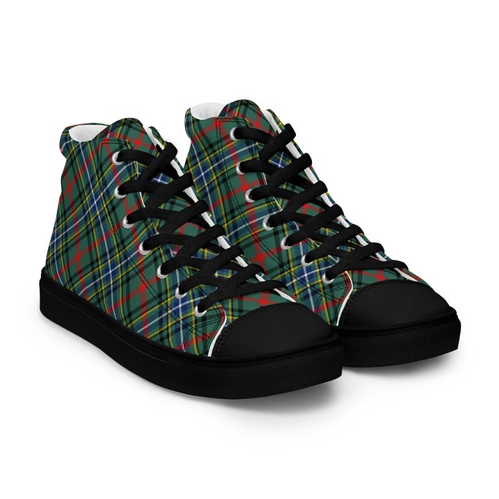 Bisset Tartan Men's High Top Shoes product image (1)