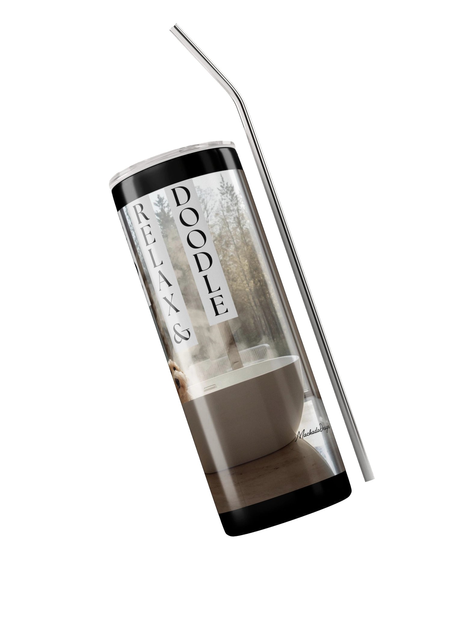 Stop, Relax & Doodle Dog Tumbler product image (5)