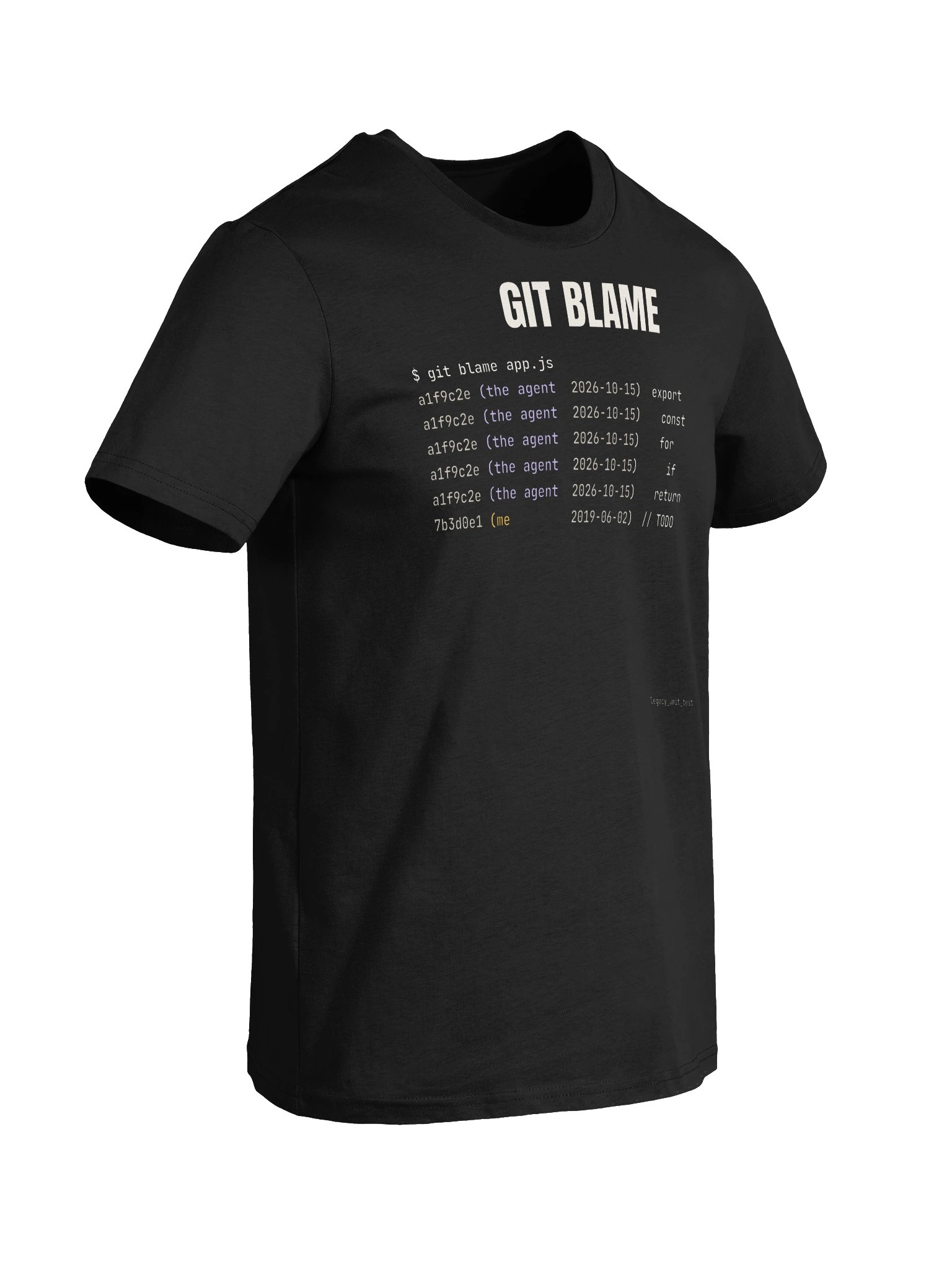 git blame: the agent tee product image (11)