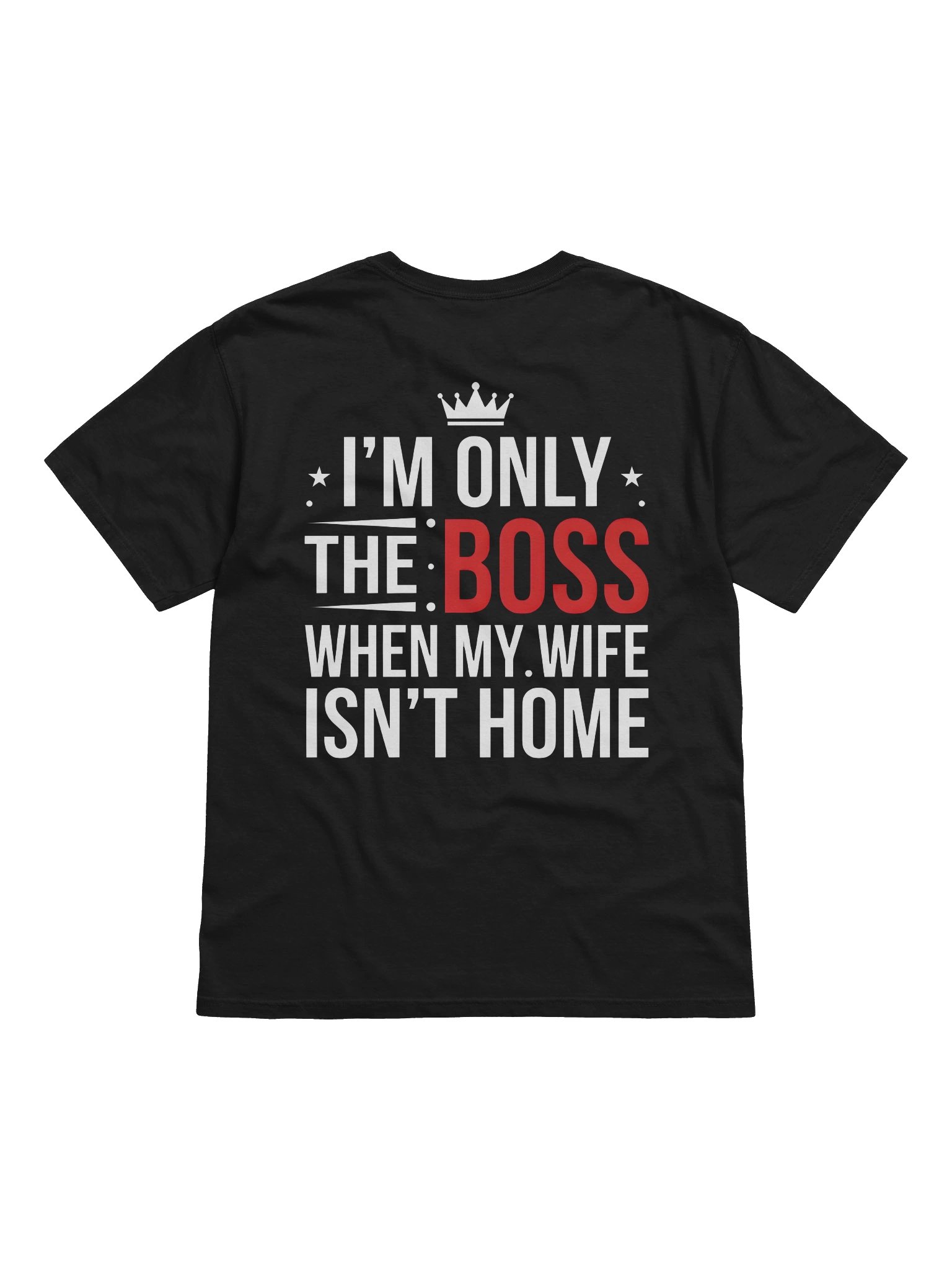 I'M ONLY THE BOSS WHEN MY WIFE ISN'T HOME product image (1)
