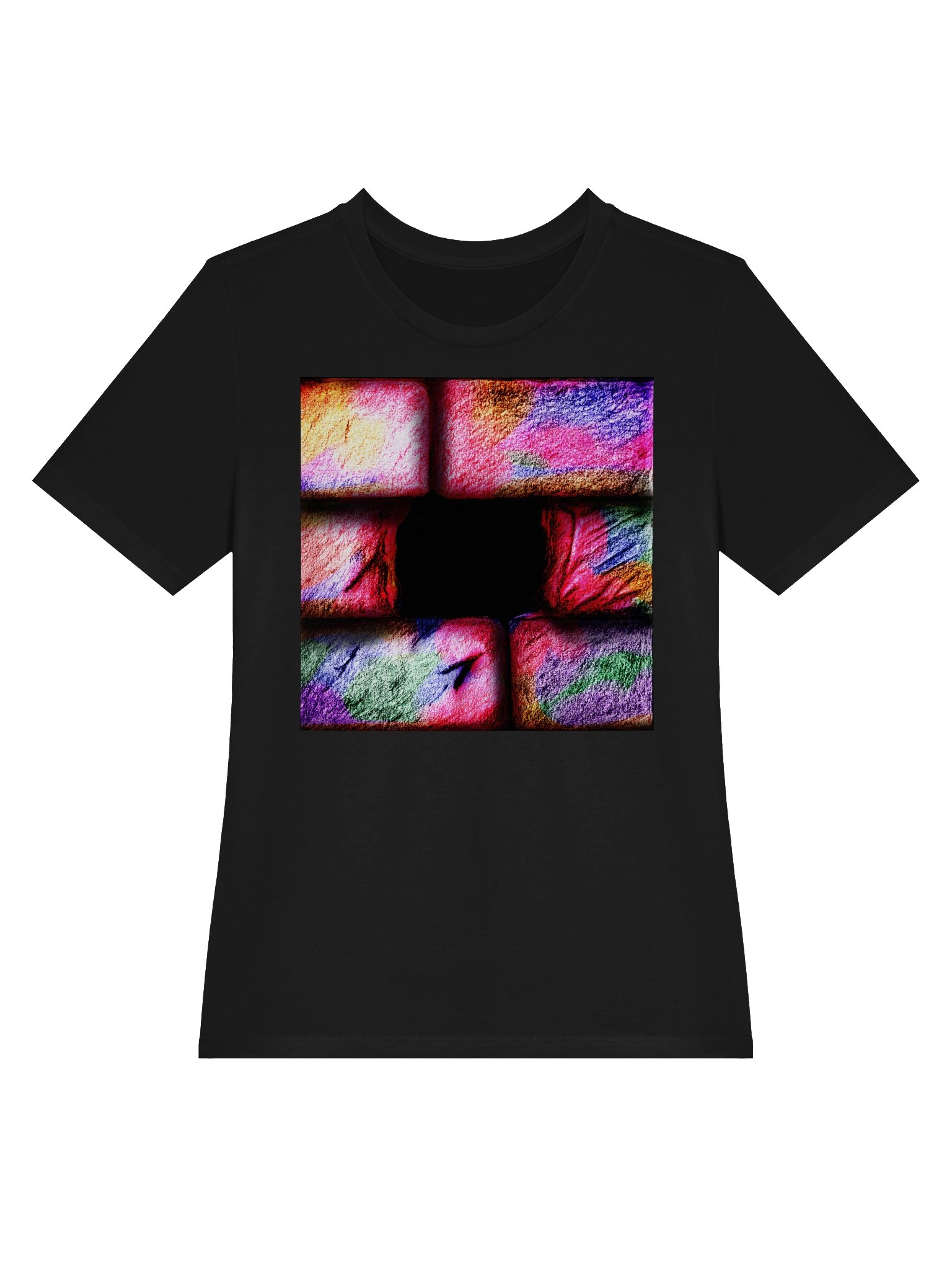"Wall" T-Shirt. Women's Bella+Canvas Supersoft Relaxed-fit T-Shirt product image (2)