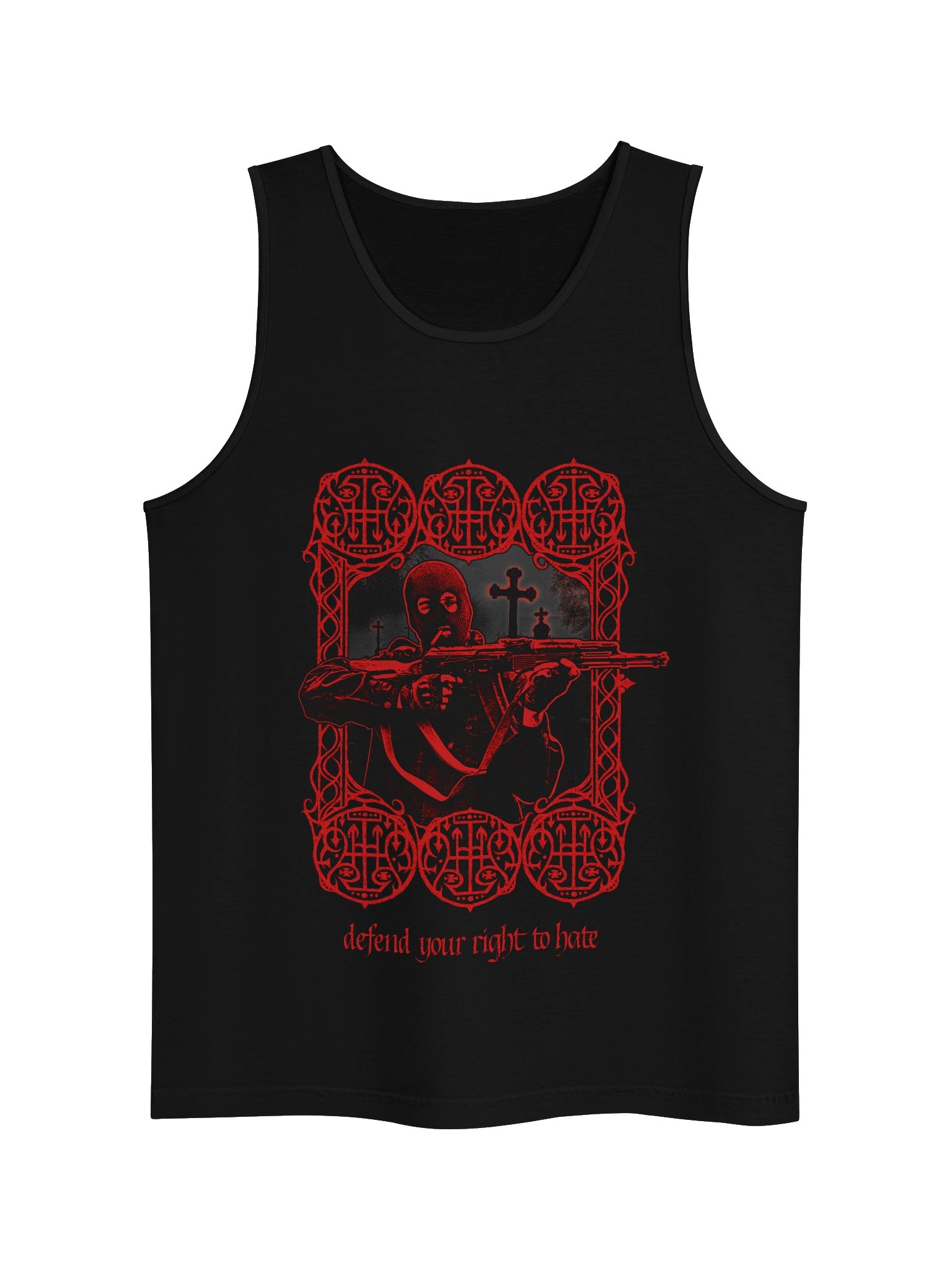 "DEFEND HATE" TANKTOP RED product image (1)