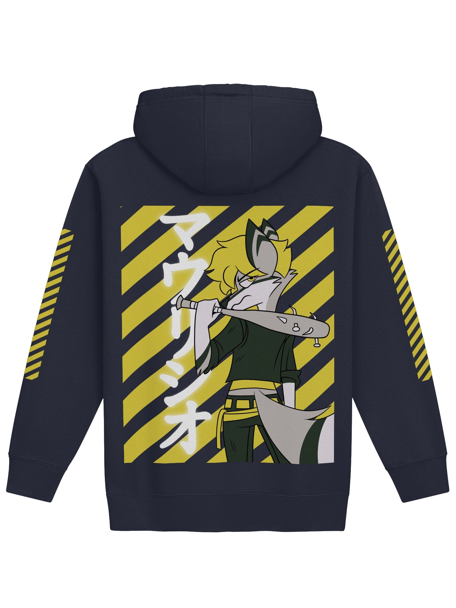 Yellow Rebel Mau Hoodie🐺💢 product image (6)