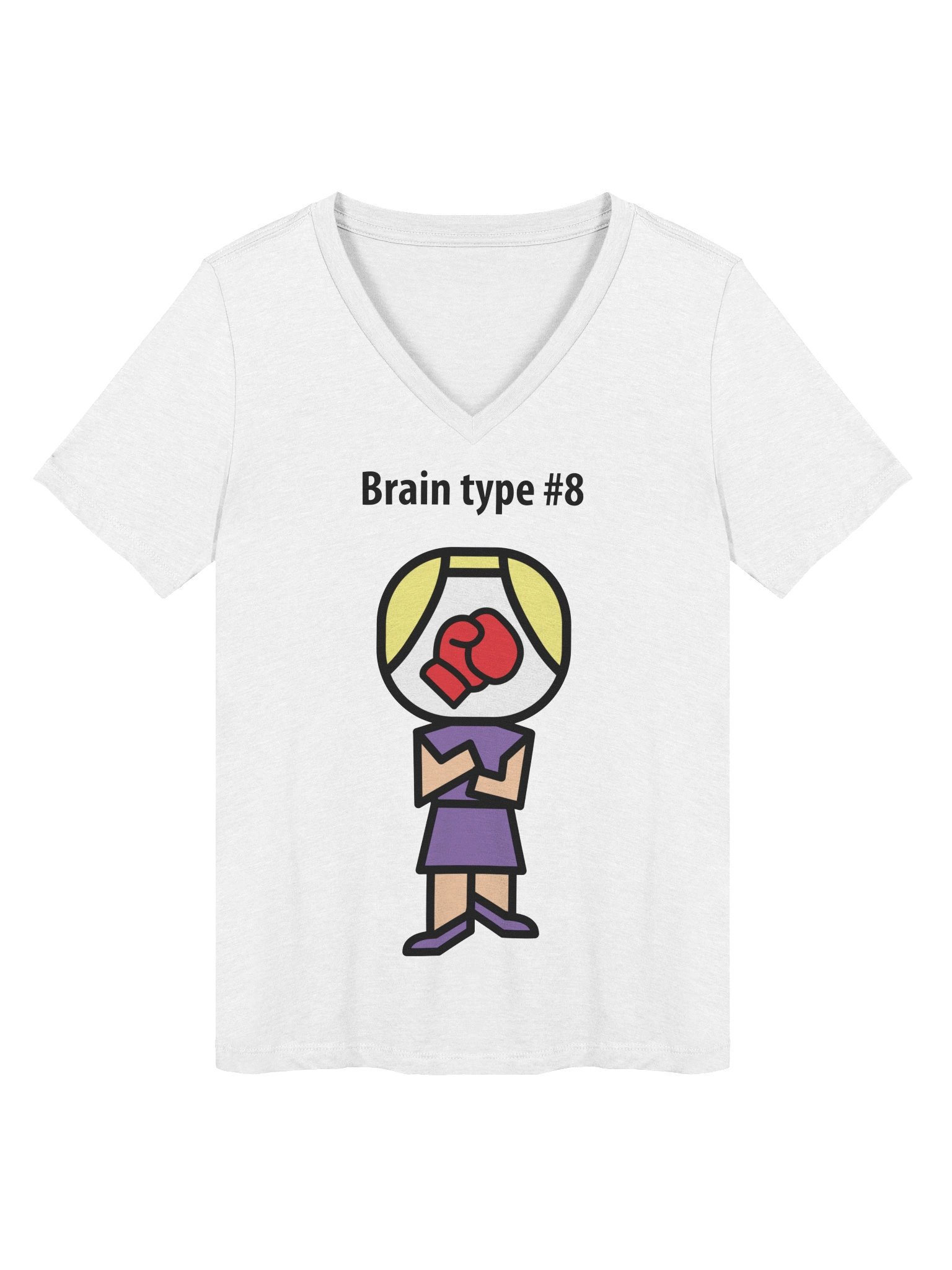 Women's t-shirt for brain type #8 product image (1)