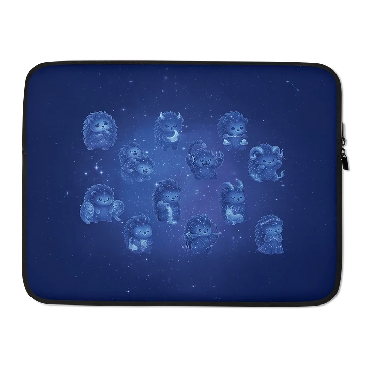 Zodiac hedgie laptop sleeve product image (2)