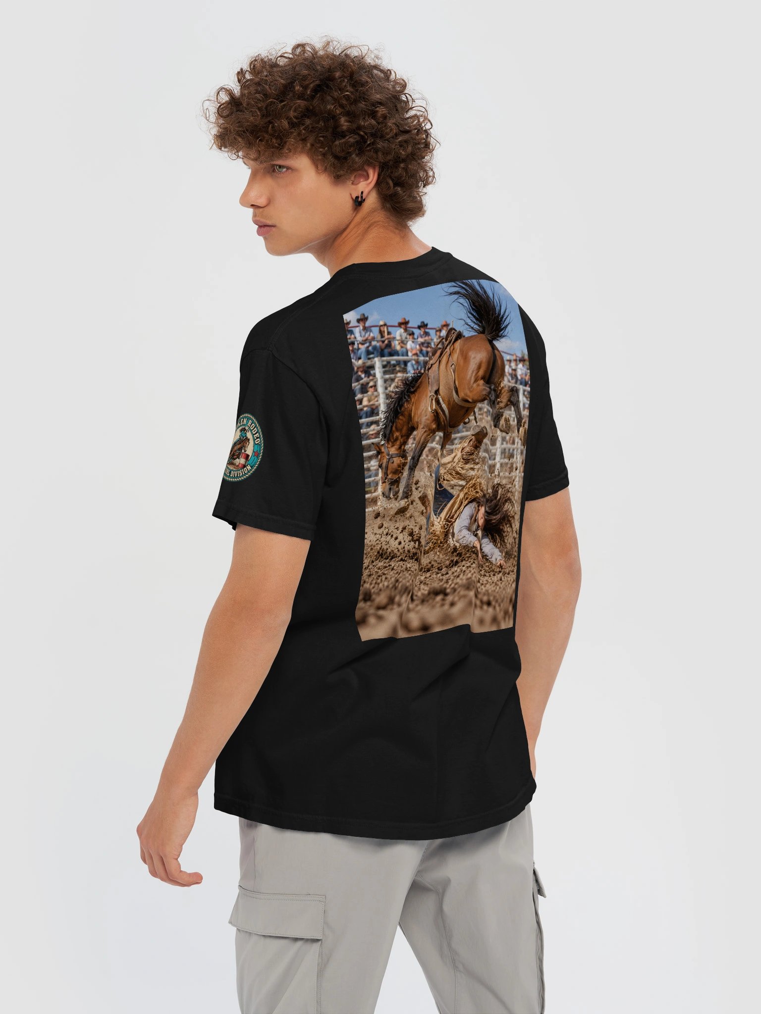 Bronc Riding T-Shirt | Broken Rodeo Cowgirl Division Shirt product image (8)