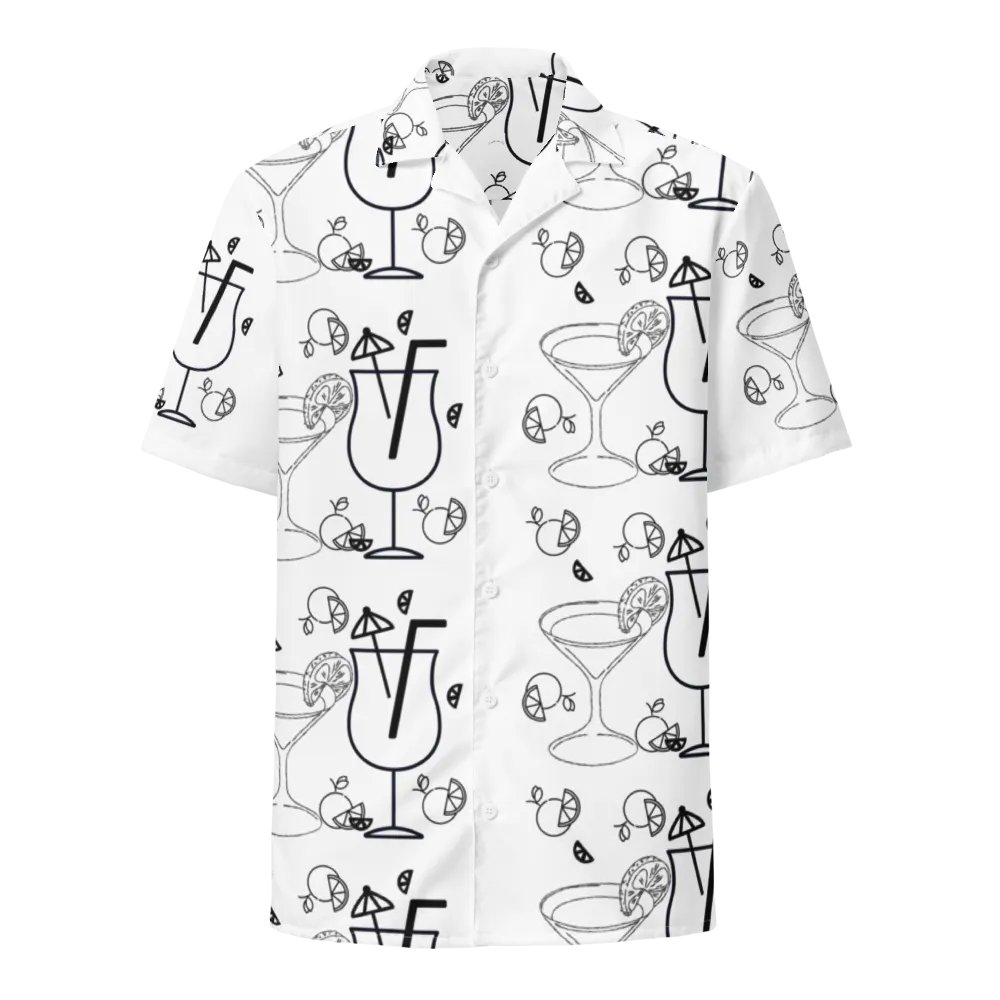 Hawaiian Style Shirt, Happy Hour, Button Up product image (1)