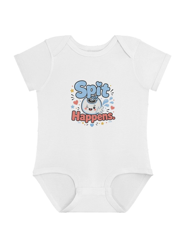 Spit Happens Baby Bodysuit product image (1)