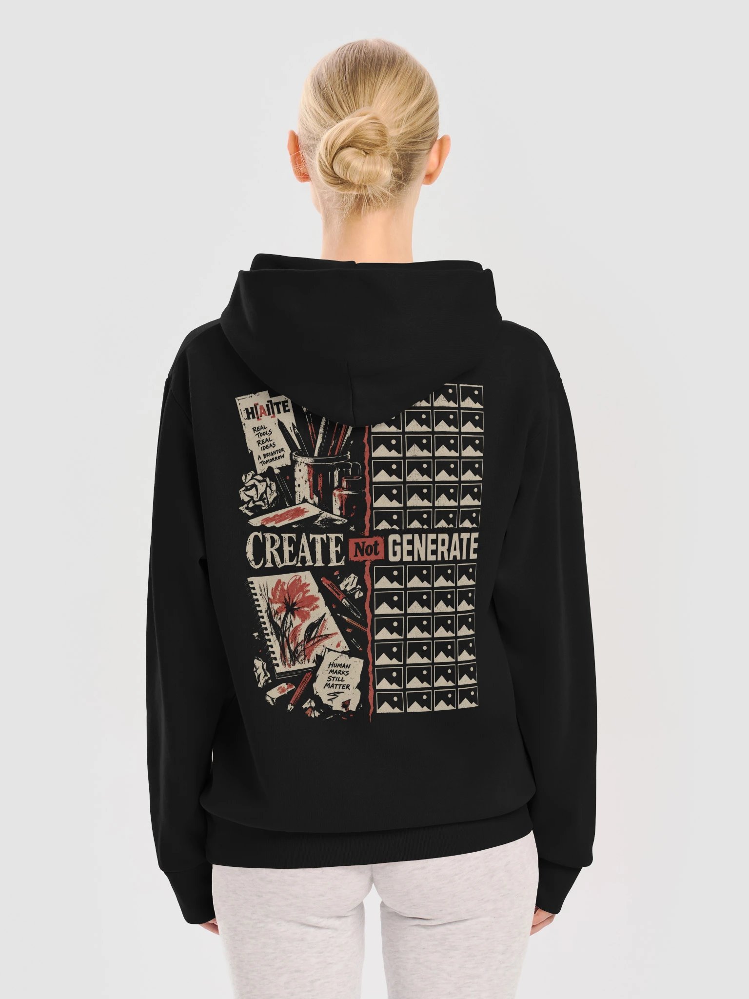 Create Not Generate: Studio vs Server | Pullover Hoodie product image (6)