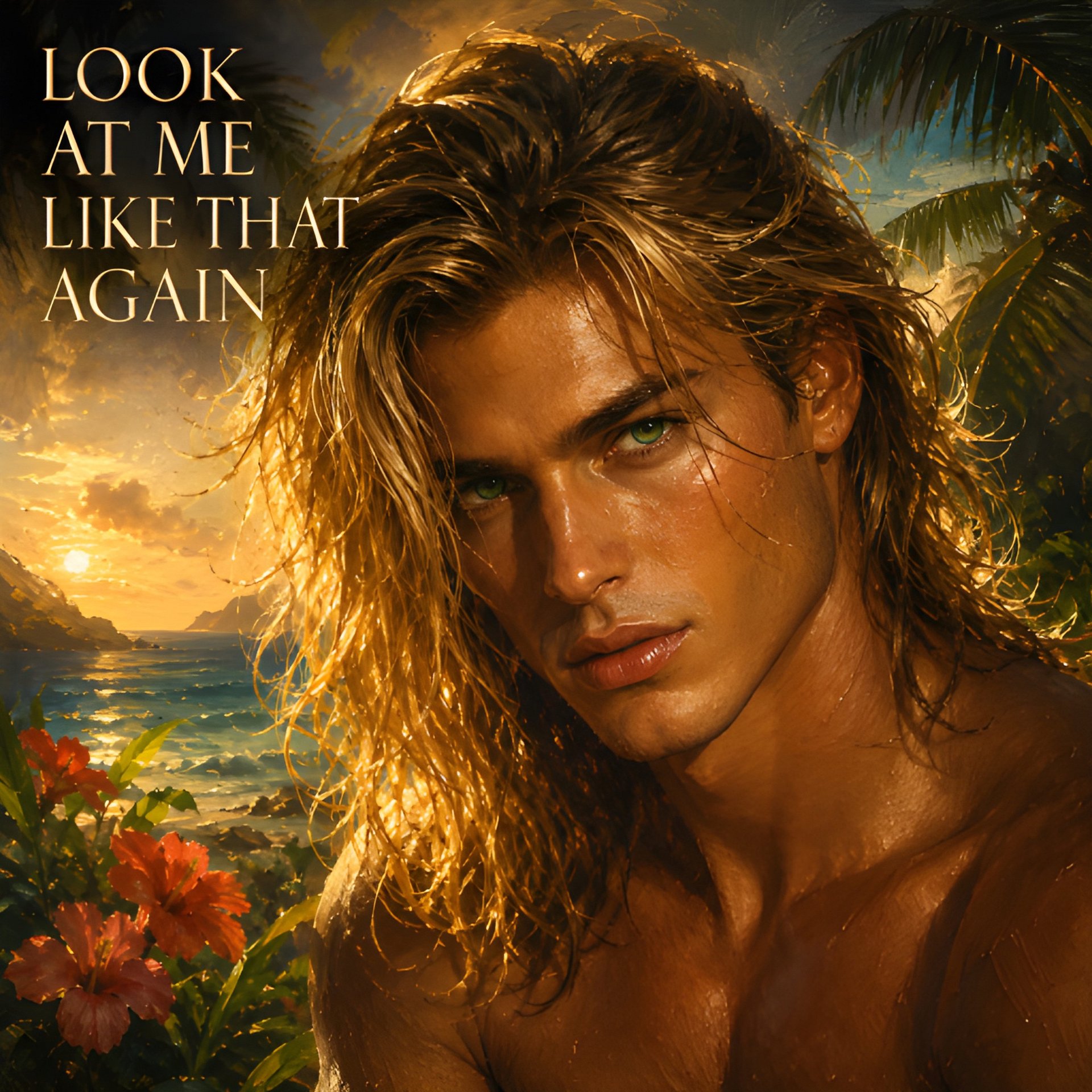Look At Me Like That Again Tropical Book Boyfriend Art Gift For Him Digital Download product image (2)