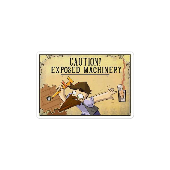 'Exposed Machinery' Die-Cut Magnet product image (2)