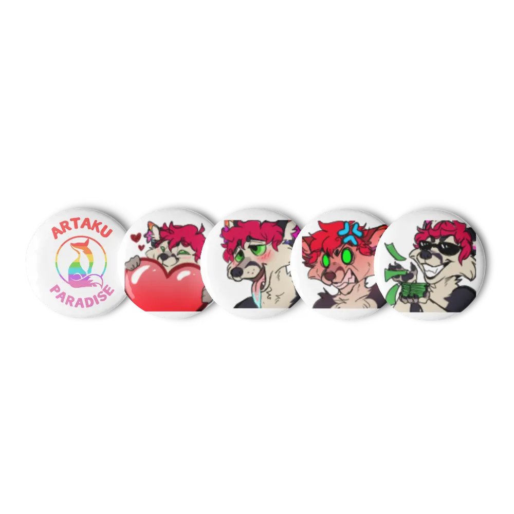Rainbow Artaku Emote Button Pack product image (5)