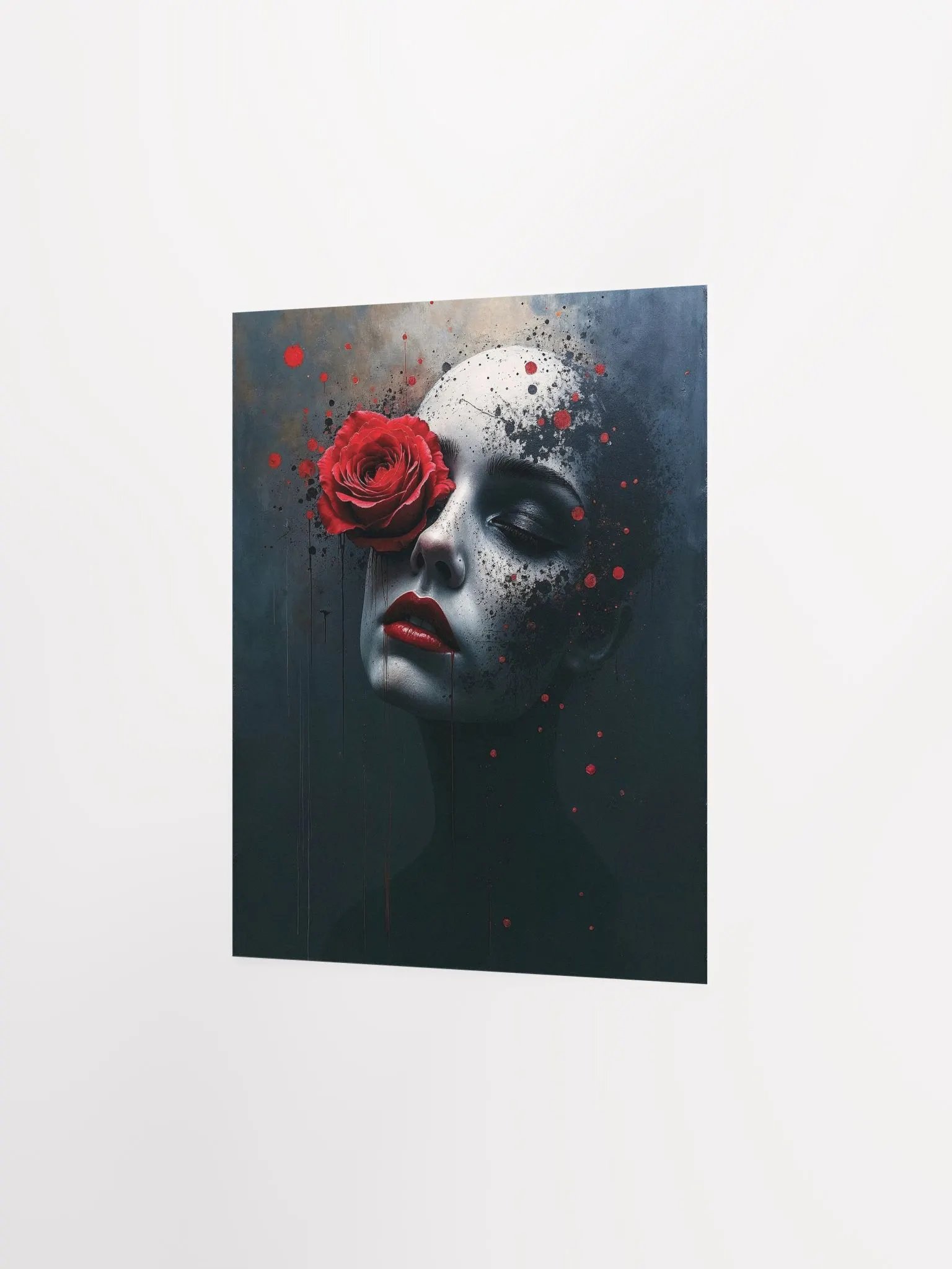 Rose-Adorned Mystery Matte Poster product image (16)