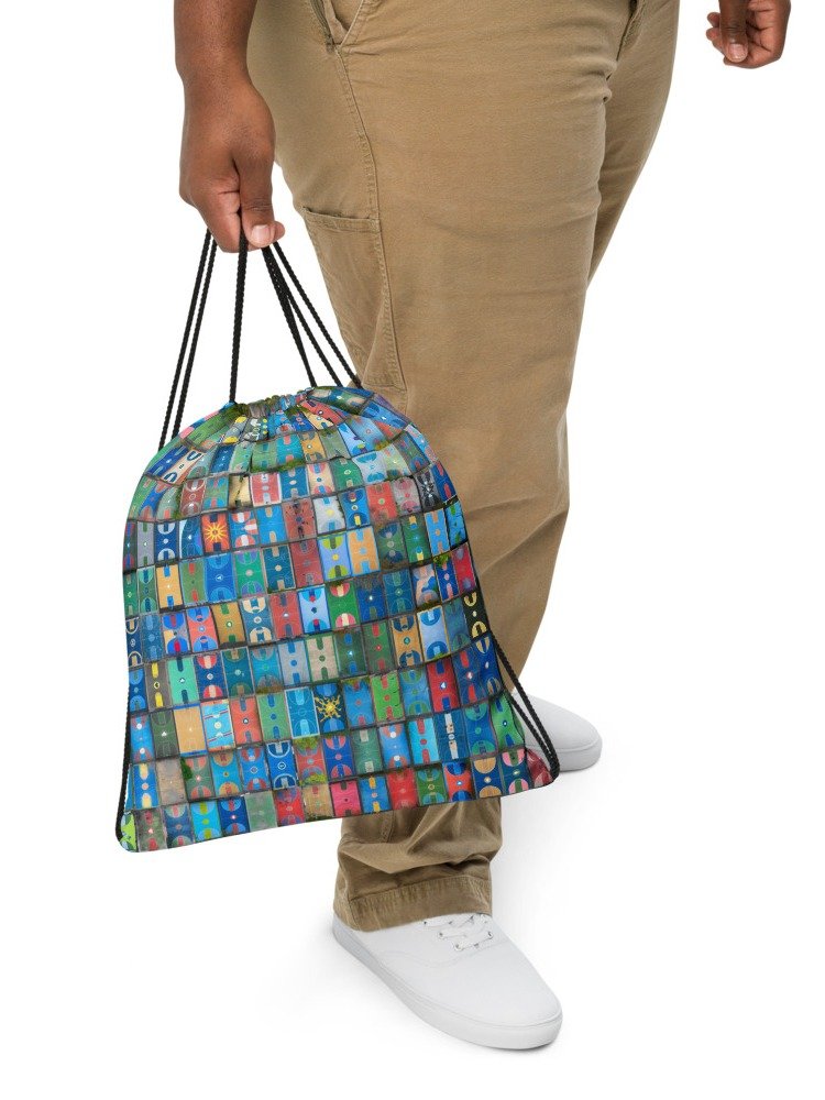 SHOOTING HOOPS NYC - Drawstring Bag product image (2)