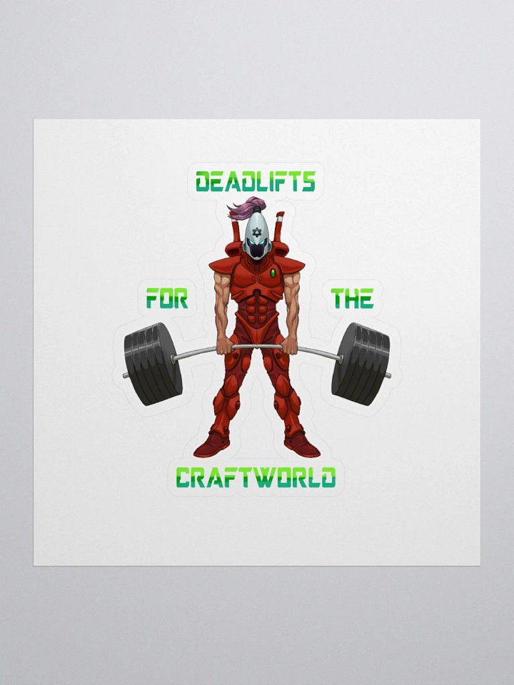 Deadlifts For The Craftworld! - Sticker product image (1)