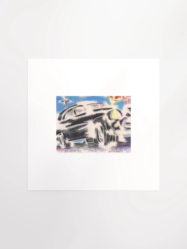 Car 1989 print product image (2)