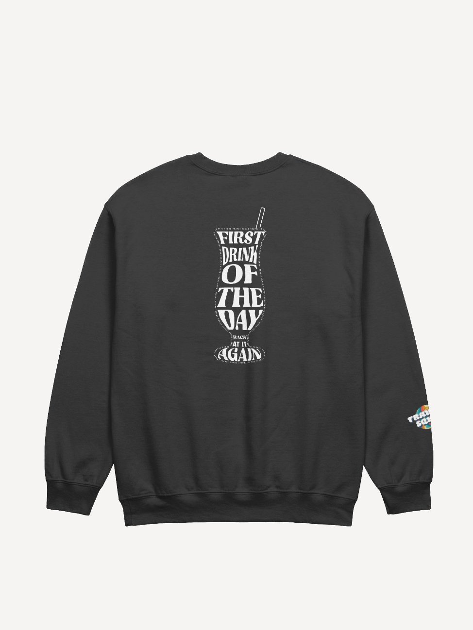 First Drink Of The Day Crewneck Sweatshirt product image (2)