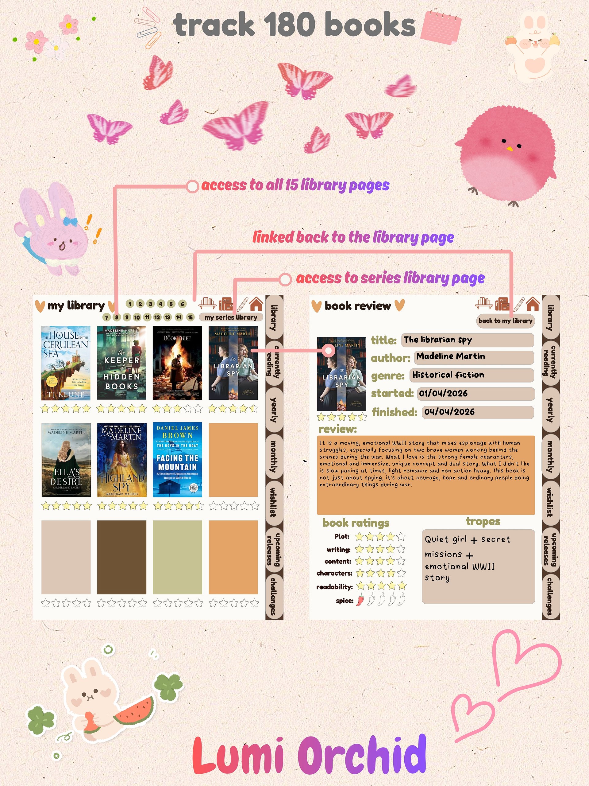 Digital Reading Journal product image (3)