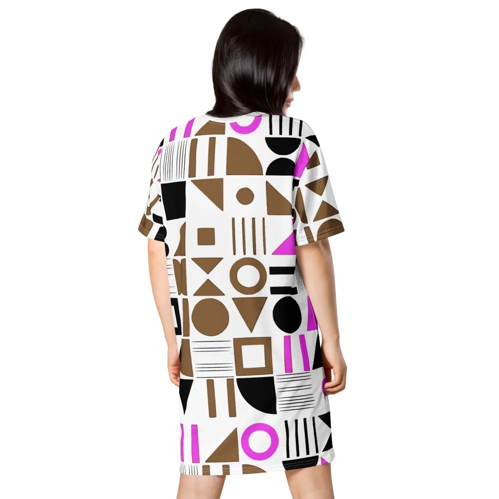 Modern geometric pattern dress made for comfort product image (2)