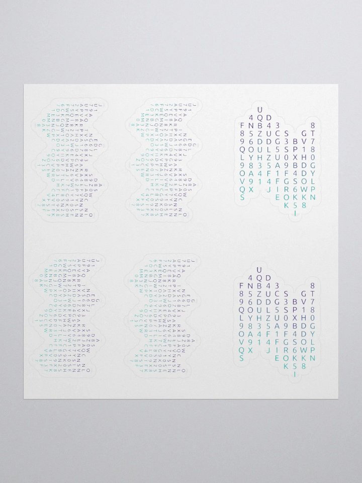 Ra1nfall Sticker Sheet product image (3)