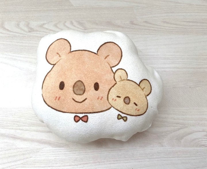 Kuu-chan & Chibi Mini Cushion product image (1)