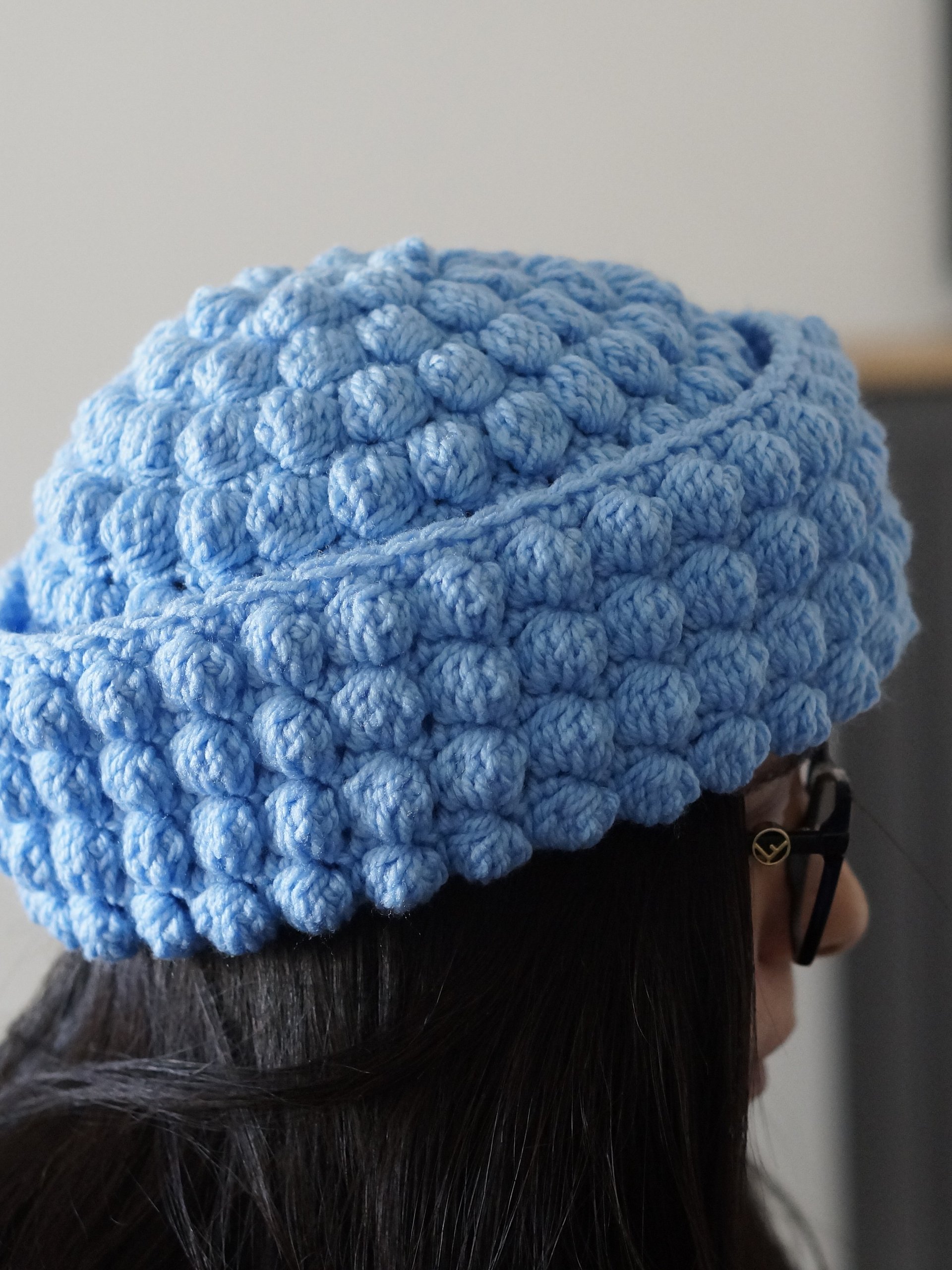 Bobbly sailor hat Crochet pattern product image (1)