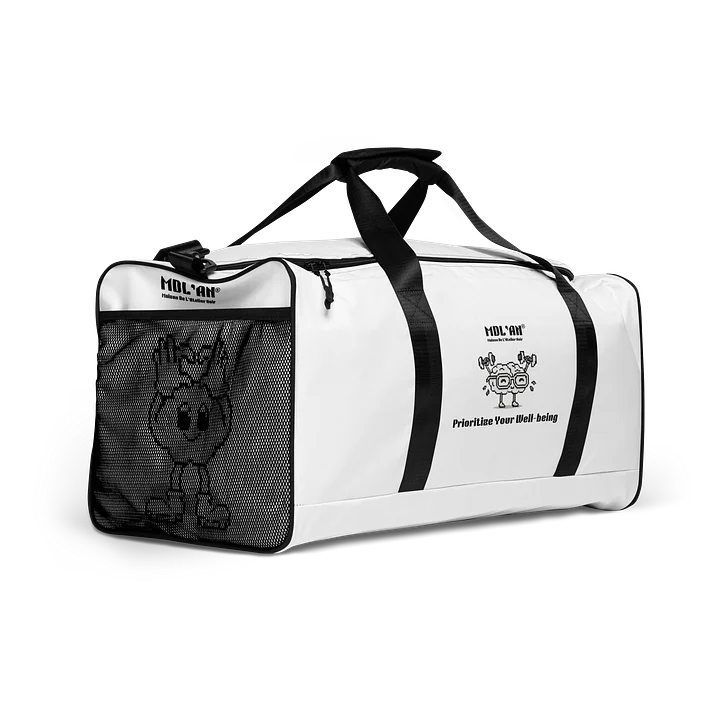 MDL'AN® | Prioritize Your Well-Being - Pixel Geek Duffle Bag product image (2)