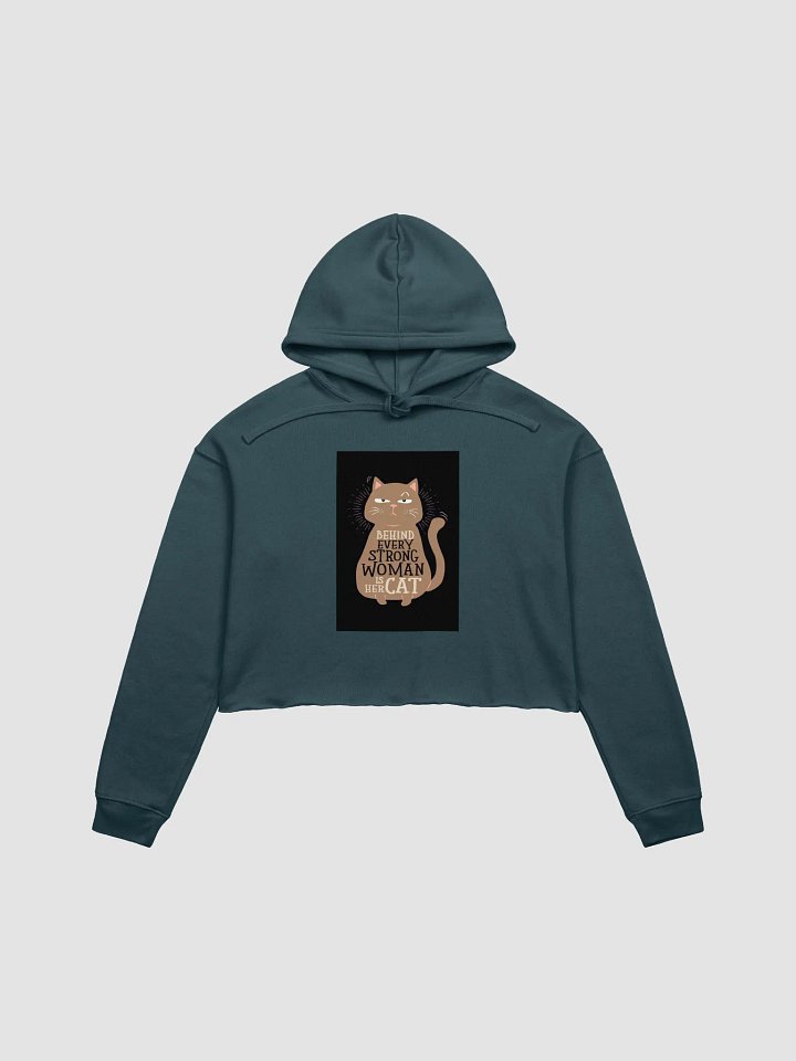Feline Empowerment Crop Hoodie product image (4)