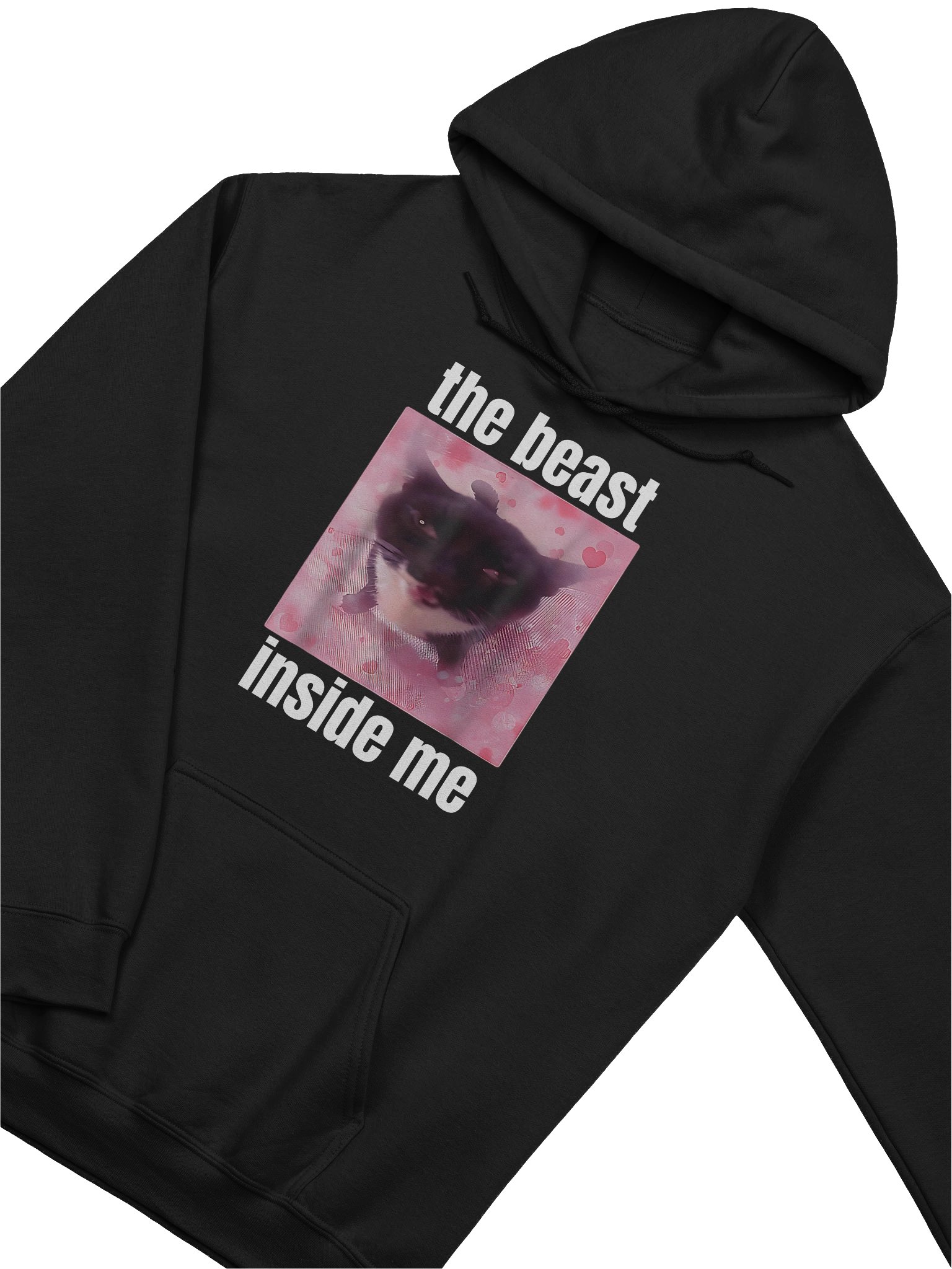 The Beast Inside Me Kitty Gildan Hoodie product image (21)