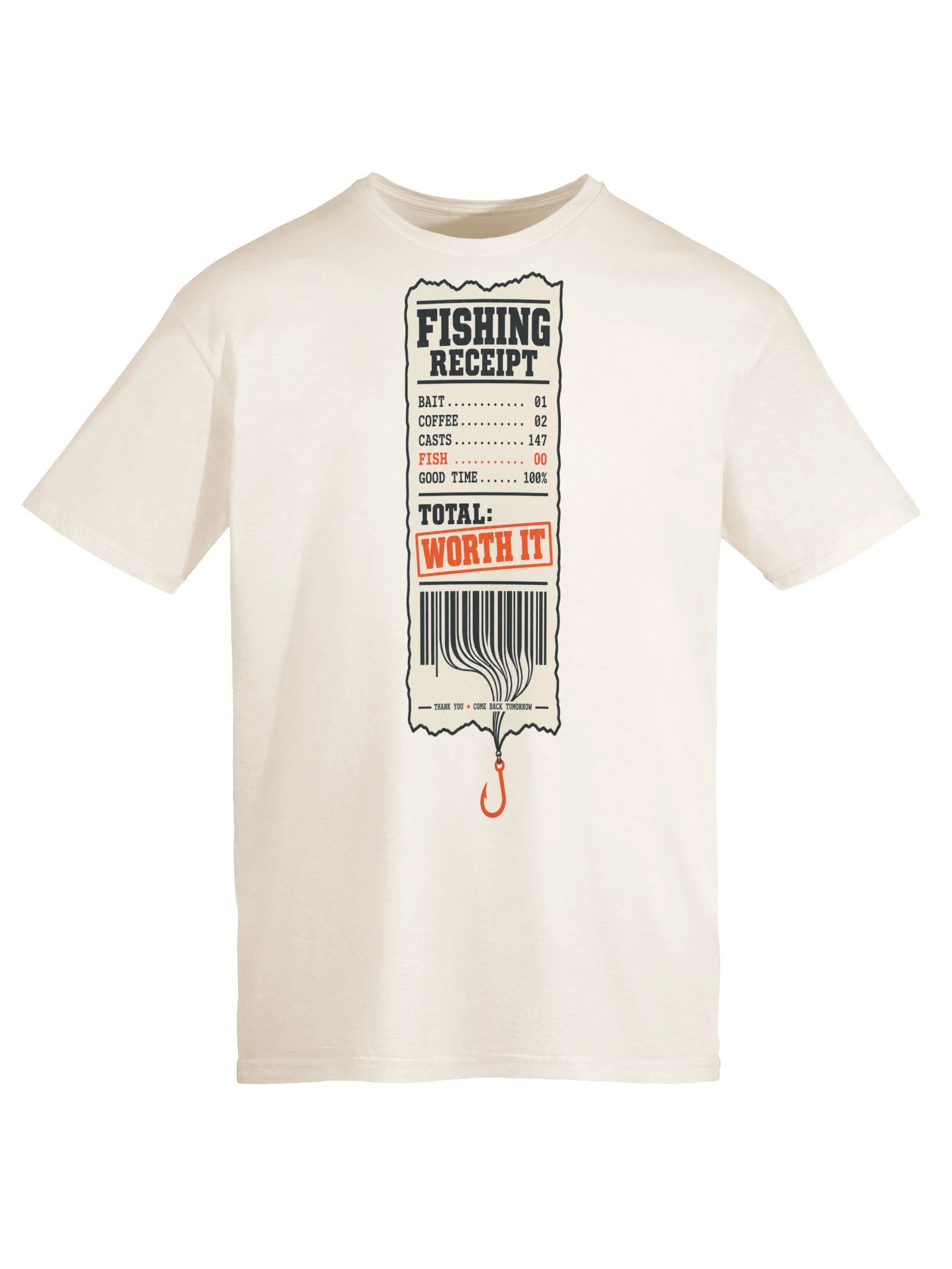 Fishing Receipt T-shirt product image (5)