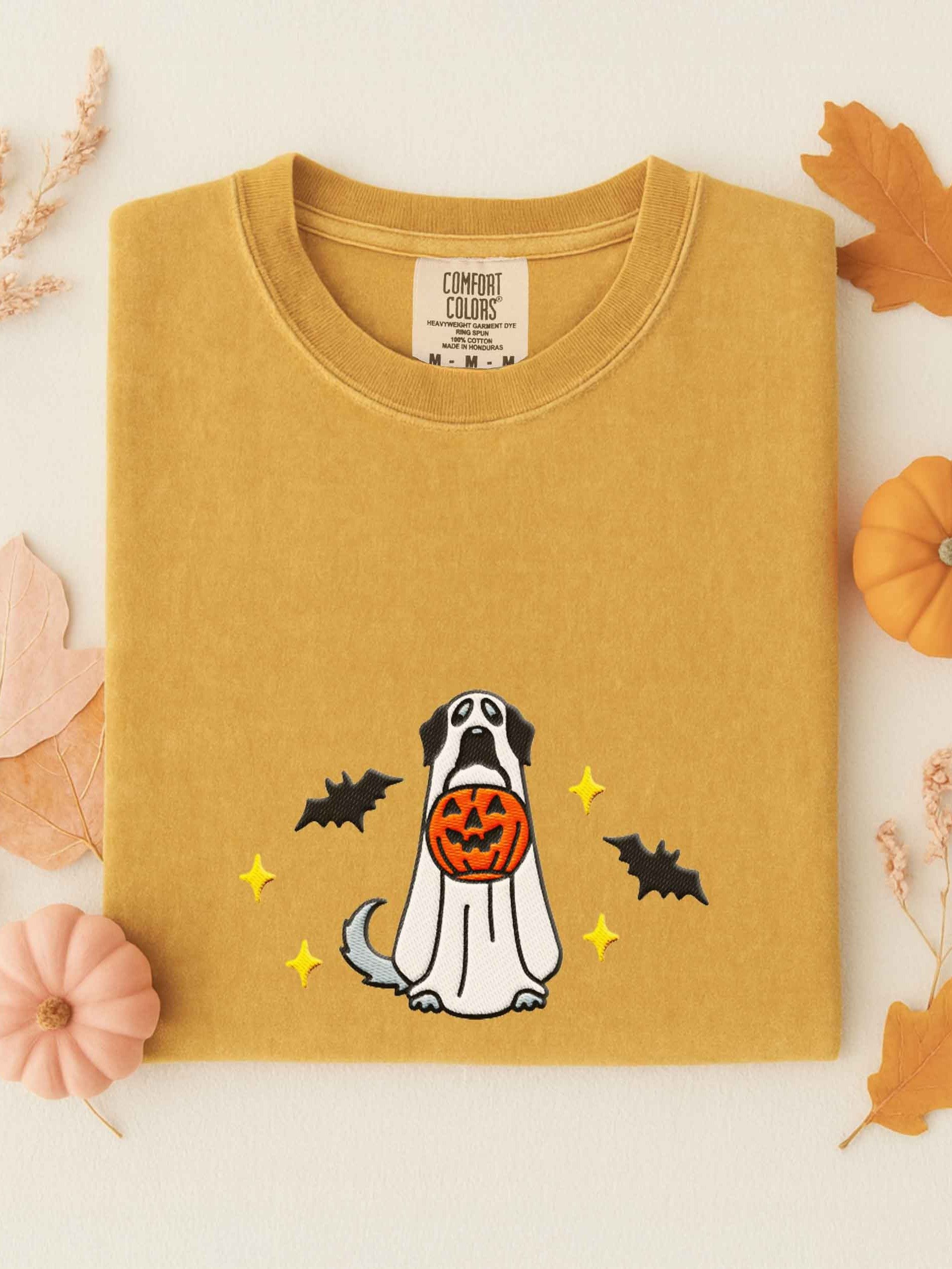 Halloween Anatolian Shepherd Dog(Blue) Embroidered T-Shirt product image (1)