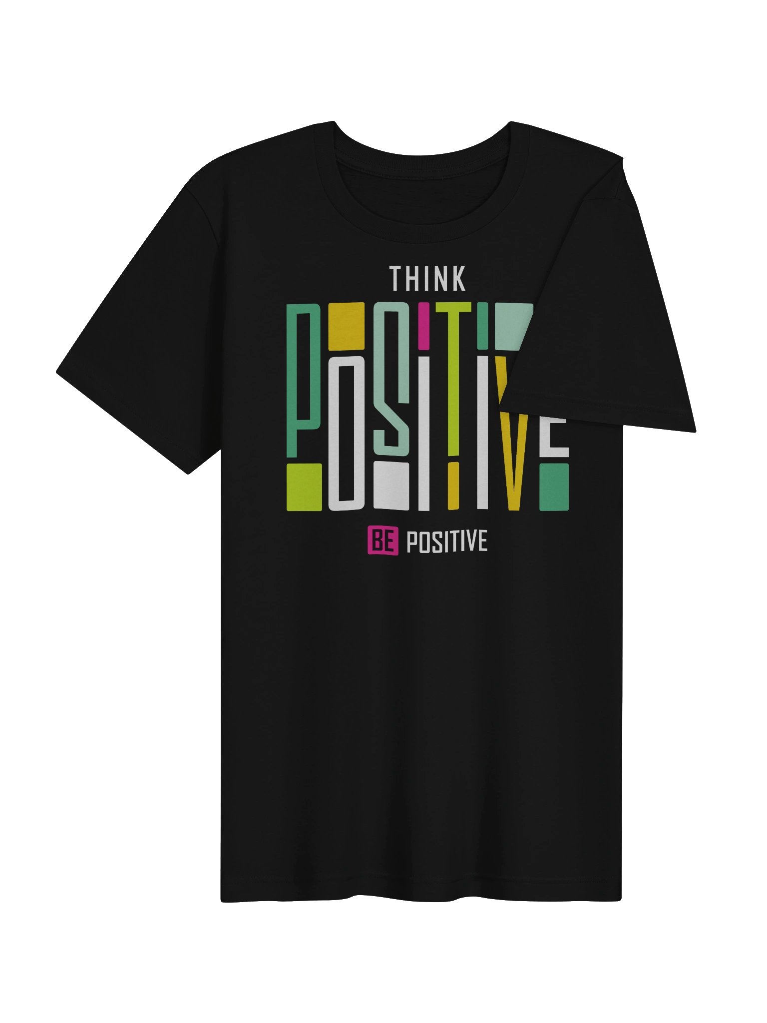 Think Positive Typography Graphic T-Shirt product image (38)