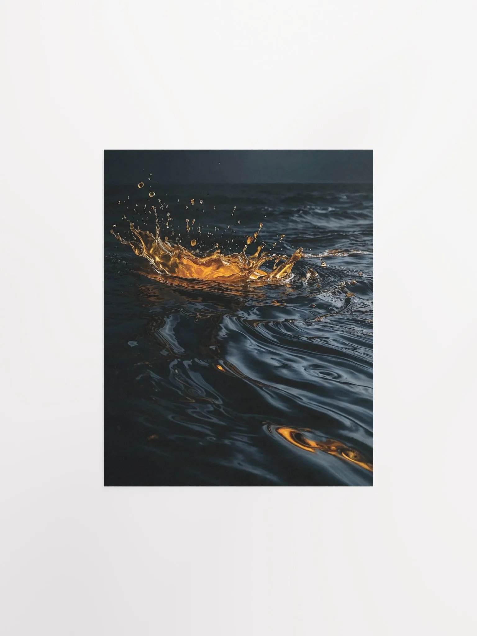 Golden Splash Enhanced Matte Poster product image (4)