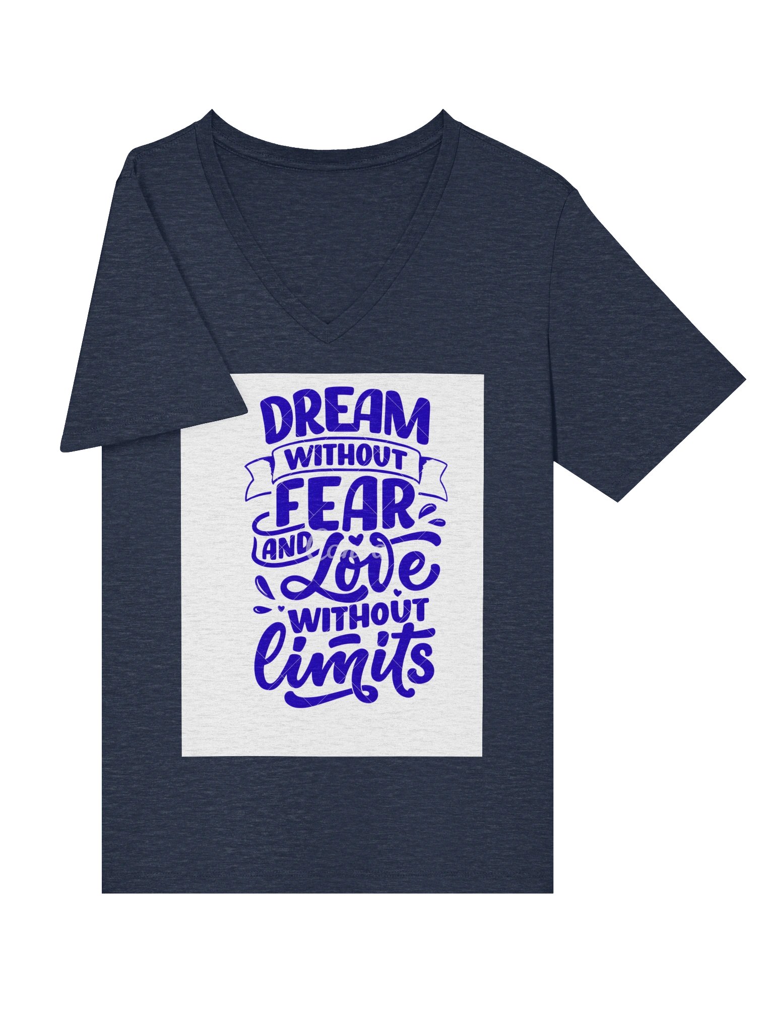 Dream Without Fear V-Neck Tee product image (18)