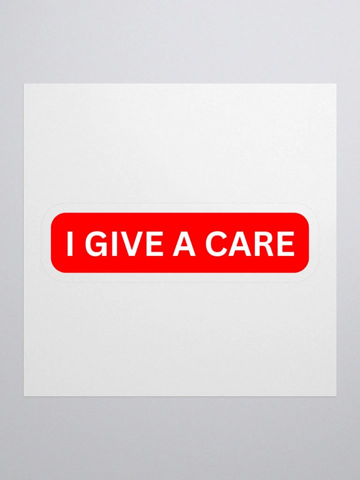 I Give a Care Sticker product image (1)