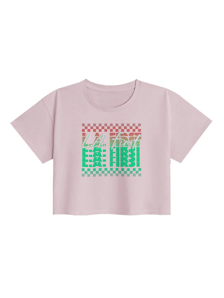 LA First (CROWDED) Crop Tee product image (2)