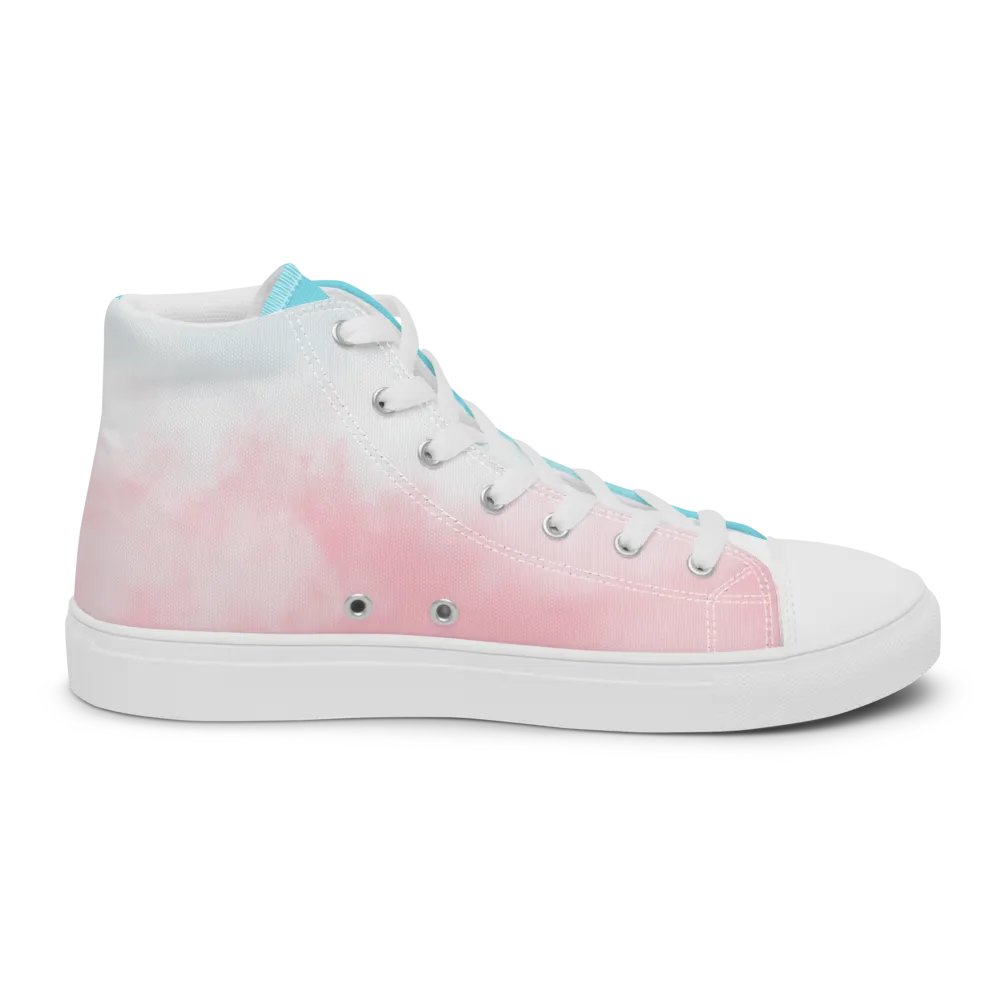Woman's High-Top Sneakers (Cloudy Skies) product image (5)