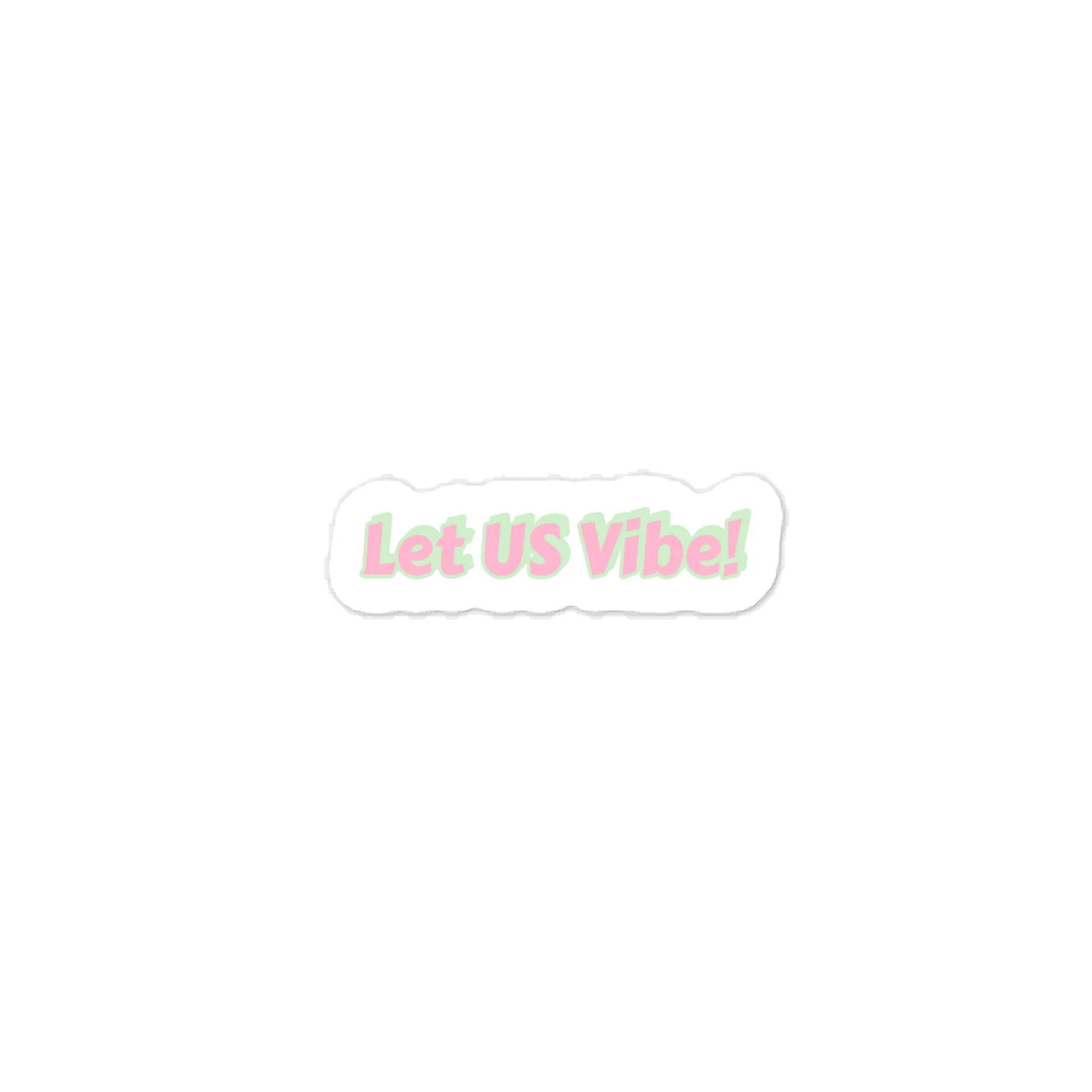 Let US Vibe Sticker product image (1)