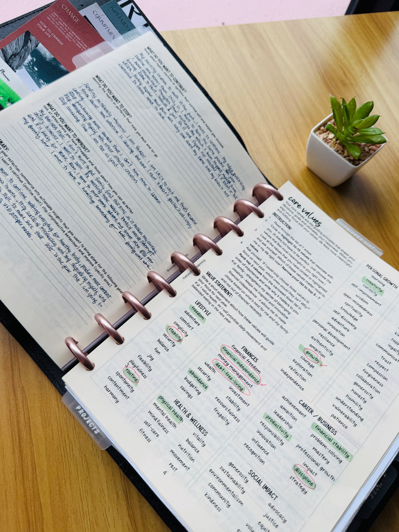 Conquer your New Year | SMART Goal Planner Guide | Letter Size product image (5)