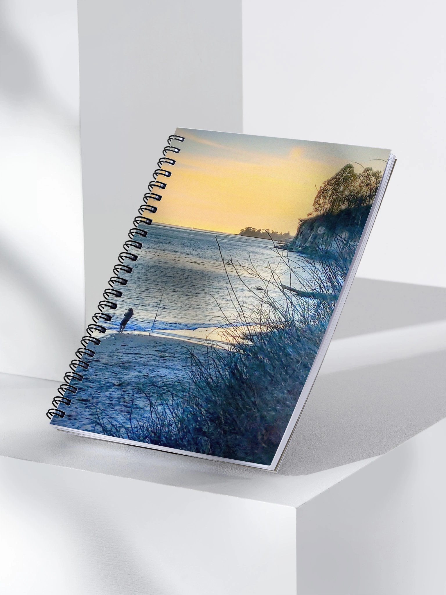 Fishing at Dusk Spiral Notebook product image (3)