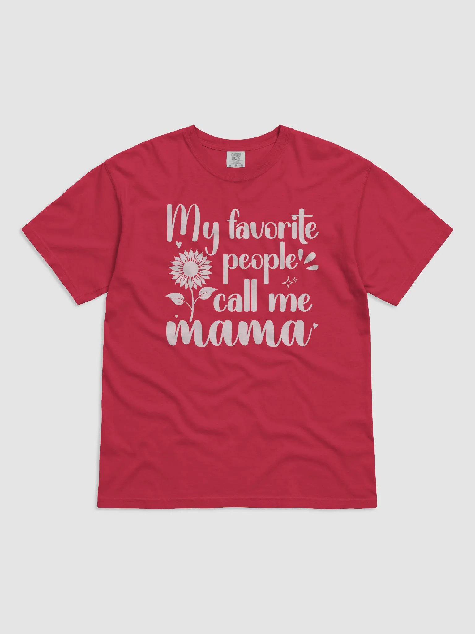My Favorite People Call Me Mama, Mom Comfort Colors T-shirt product image (2)