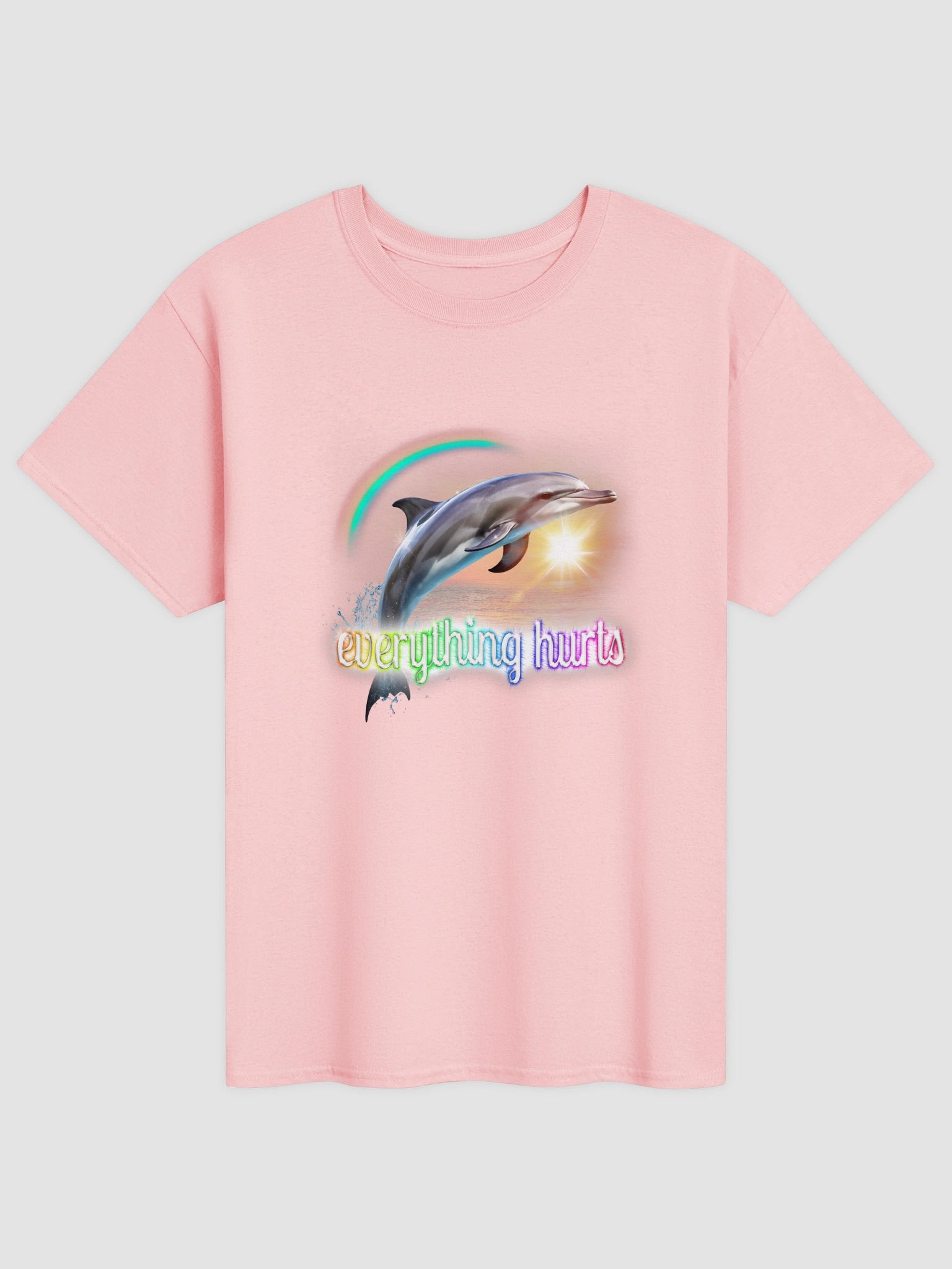 Everything Hurts Dolphin T-shirt product image (2)