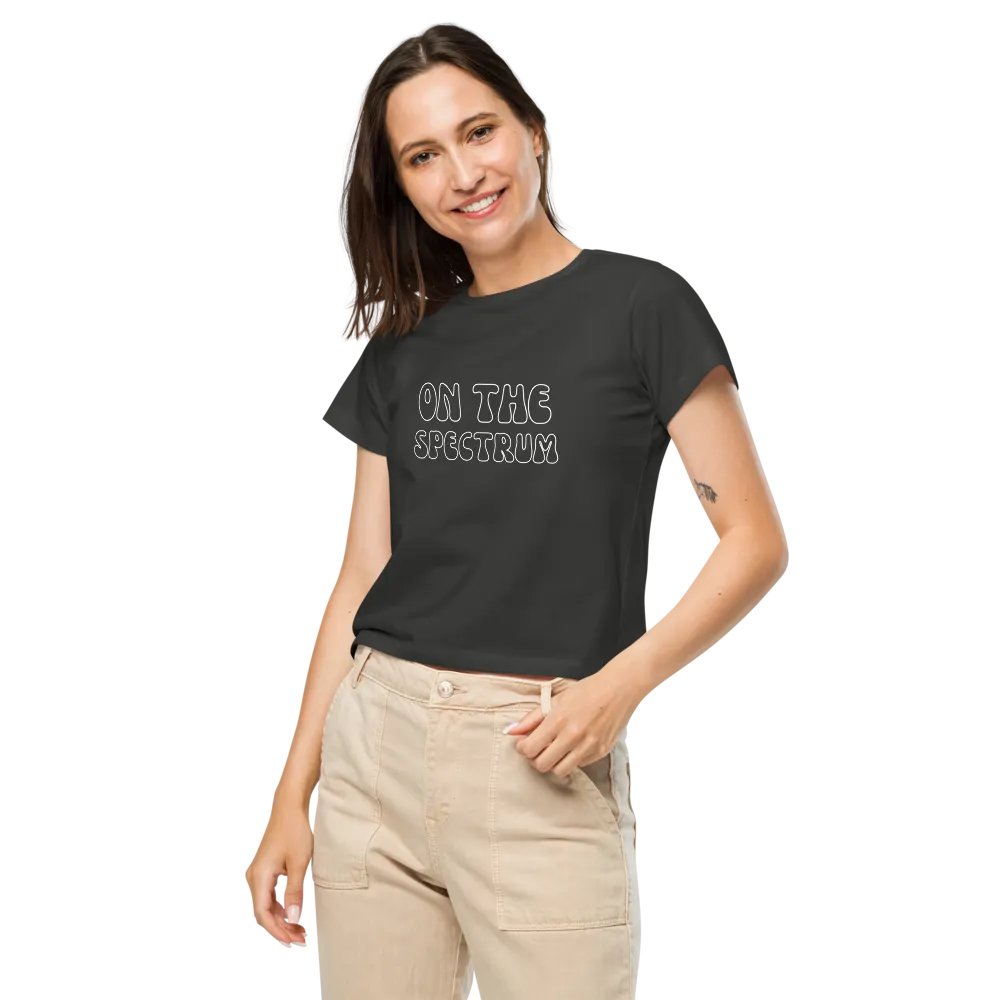 ON THE SPECTRUM (outline) printed waist-length tee product image (54)