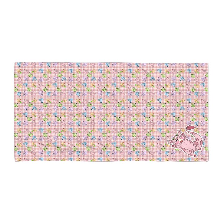Pink "Buds Everywhere!" Towel product image (1)