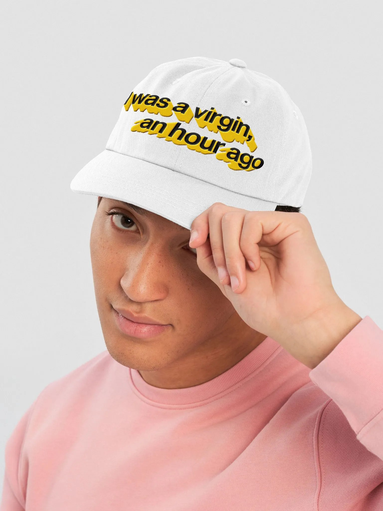i was a virgin, an hour ago hat (100% cotton) product image (13)