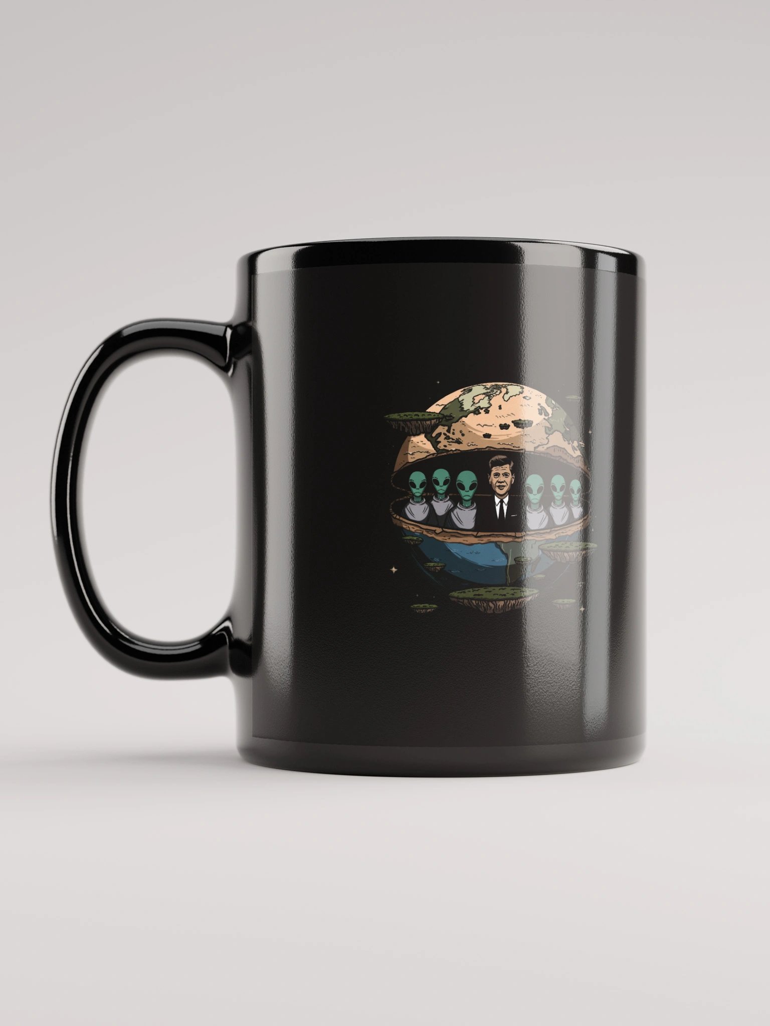 JFK Chilling with the Aliens Mug — TE.MUG-03 product image (6)