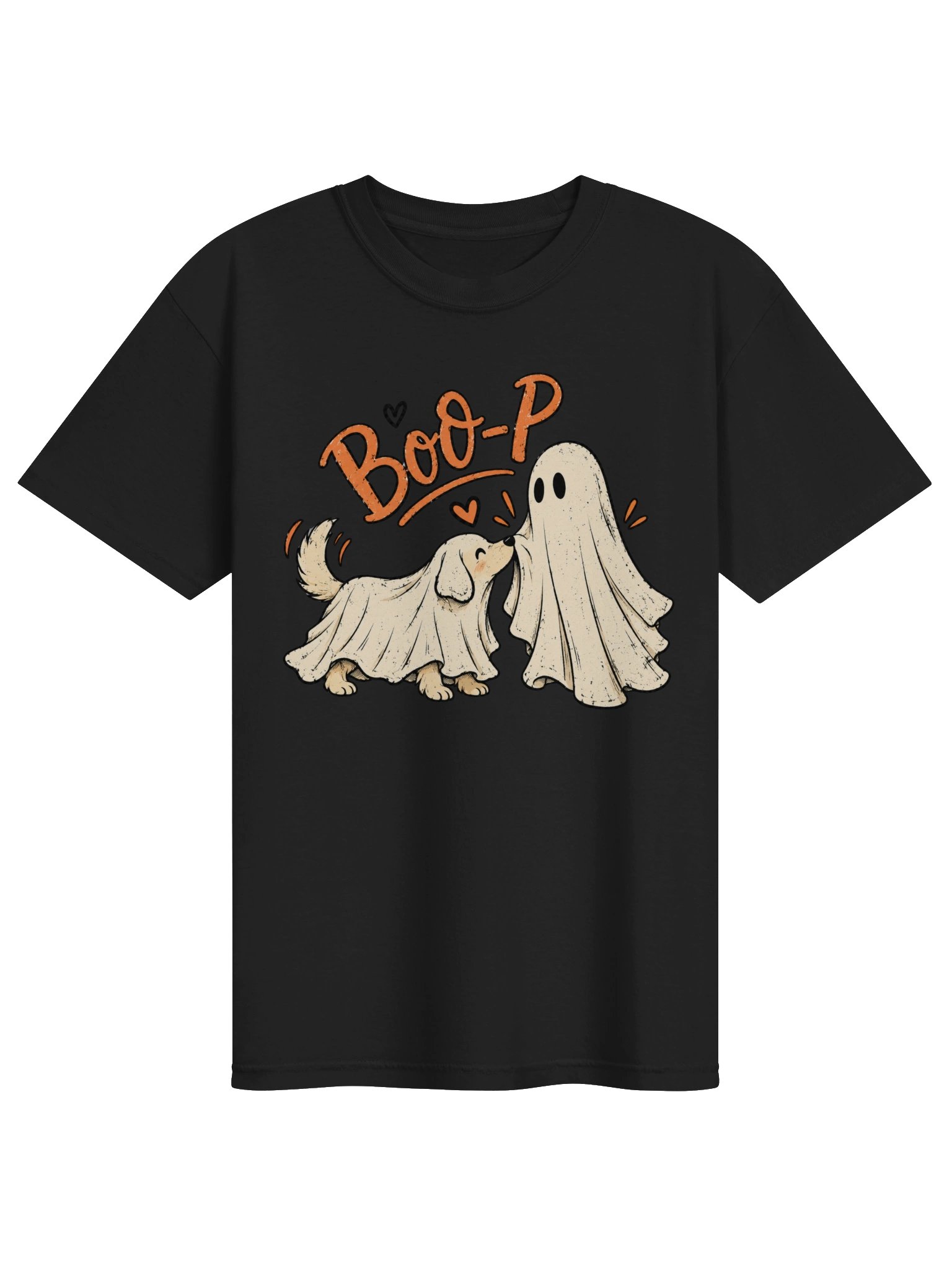 Boo-P Ghost Dog Halloween T-Shirt, Cute Spooky Dog Tee, Ghost Costume Shirt, Funny Halloween Shirt, Dog Lover Gift, Vintage Halloween Tee product image (7)