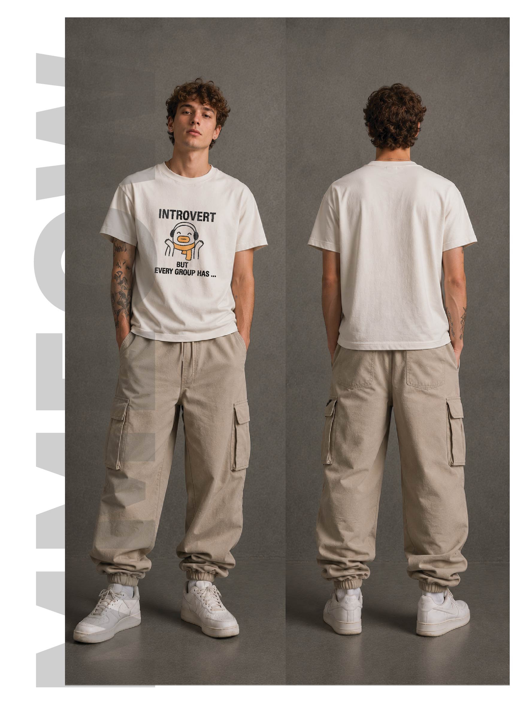 Introvert T - SHIRT PRINTED product image (5)